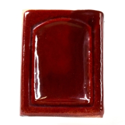 Rote Ofenkachel-Glasur A901 in gl&auml;nzend f&uuml;r Kachelofen und Kamin