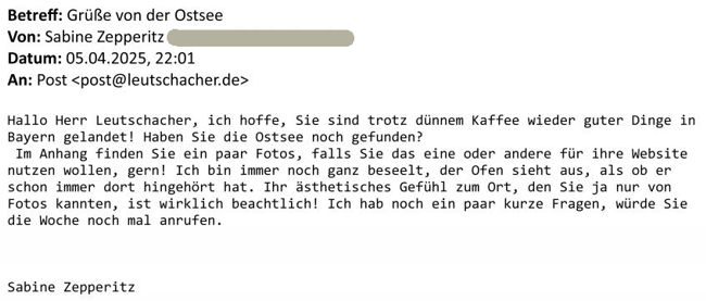 Referenz Kachelofen 18119 Rostock für Kachelofen Leutschacher